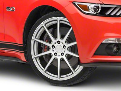 Niche Essen Silver Wheel; 20x9; 35mm Offset (15-23 Mustang GT, EcoBoost, V6)