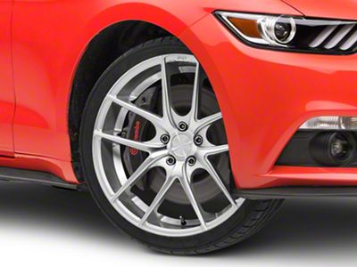 Niche Targa Matte Silver Wheel; 20x8.5; 35mm Offset (15-23 Mustang GT, EcoBoost, V6)