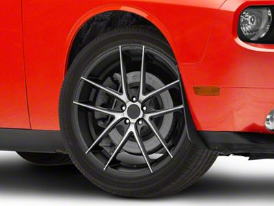 Niche Targa Black Machined Wheel; 20x8.5; 15mm Offset (08-23 Challenger)
