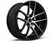 Niche Targa Black Machined Wheel; 20x8.5 (08-23 Challenger)
