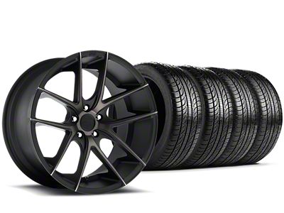 19x8.5 Niche Targa Wheel & Pirelli All-Season P Zero Nero Tire Package (15-23 Mustang EcoBoost w/o Performance Pack, V6)