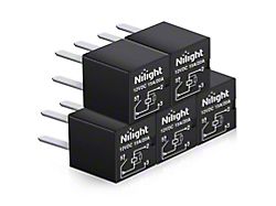 4-Pin SPNO Automotive Purpose Relays; 5-Pieces