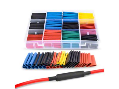 Heat Shrink Tubing Kit; 560-Pieces