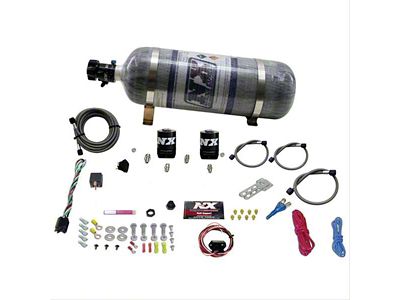 Nitrous Express Drive-by-Wire Single Nitrous Nozzle System; 12 lb. Carbon Bottle (10-24 Camaro)