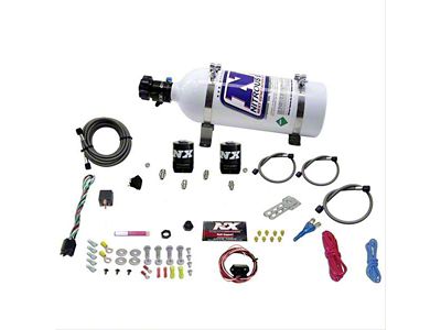 Nitrous Express Drive-by-Wire Single Nitrous Nozzle System; 5 lb. Bottle (10-24 Camaro)