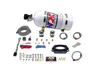 Nitrous Express LS 102mm Nitrous Plate System; 10 lb. Bottle (10-15 Camaro SS)