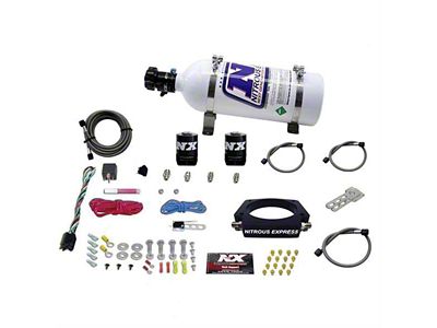 Nitrous Express LS 102mm Nitrous Plate System; 5 lb. Bottle (10-15 Camaro SS)