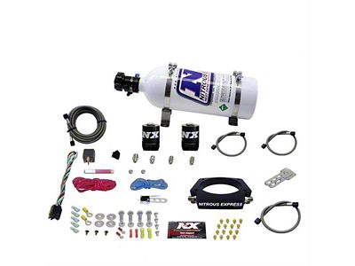 Nitrous Express LS 90mm Nitrous Plate System; 5 lb. Bottle (10-15 Camaro SS)