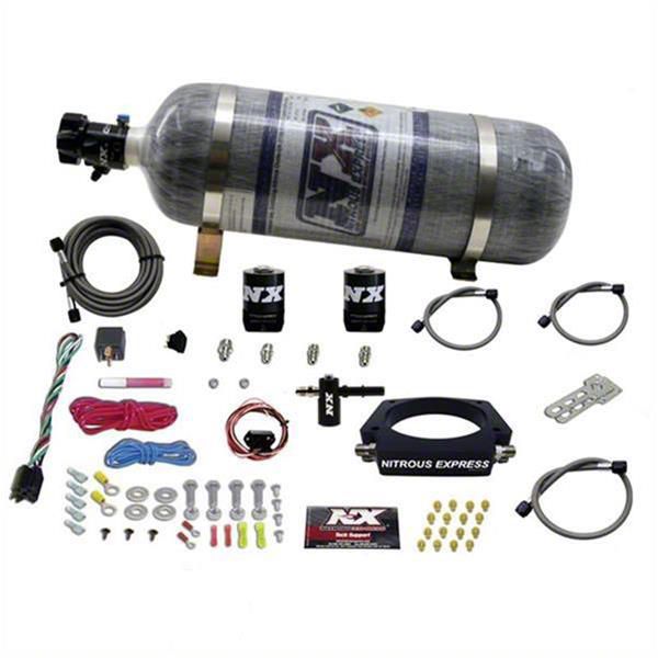 Nitrous Express Camaro LT1 Nitrous Plate System; 12 lb. Carbon Bottle