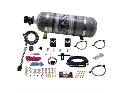 Nitrous Express LT1 Nitrous Plate System; 12 lb. Carbon Bottle (16-24 Camaro LT1, SS)