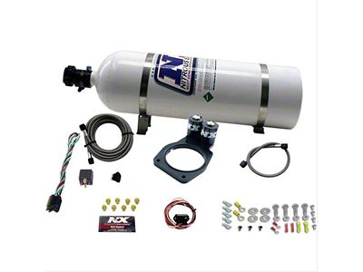 Nitrous Express Nitrous Plate System; 15 lb. Bottle (10-15 Camaro SS)