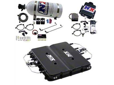 Nitrous Express Nitrous and Water Methanol System with Billet LT4 Supercharger Lid; 10 Bottle (17-24 Camaro ZL1)