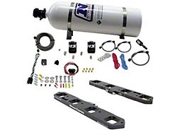 Nitrous Express Direct Port Nitrous Plate Wet System; 15 lb. Bottle (08-23 V8 HEMI Challenger, Excluding 6.2L)