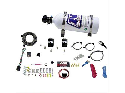 Nitrous Express HEMI Fly-by-Wire Single Nitrous Nozzle System; 5 lb. Bottle (06-23 V8 HEMI Challenger, Excluding 6.2L HEMI)