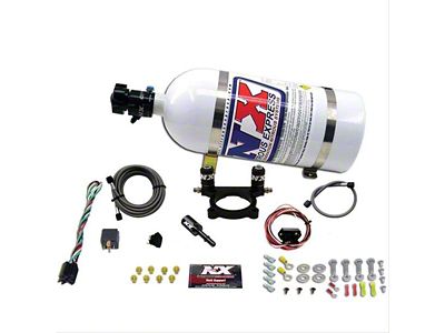 Nitrous Express Nitrous Plate System; 10 lb. Bottle (15-23 Challenger SRT Demon, SRT Hellcat, SRT Jailbreak)