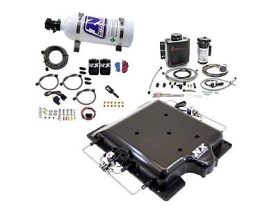 Nitrous Express Integrated Nitrous and Water Methanol System with Supercharger Lid; 5 lb. Bottle (15-23 6.2L Charger)