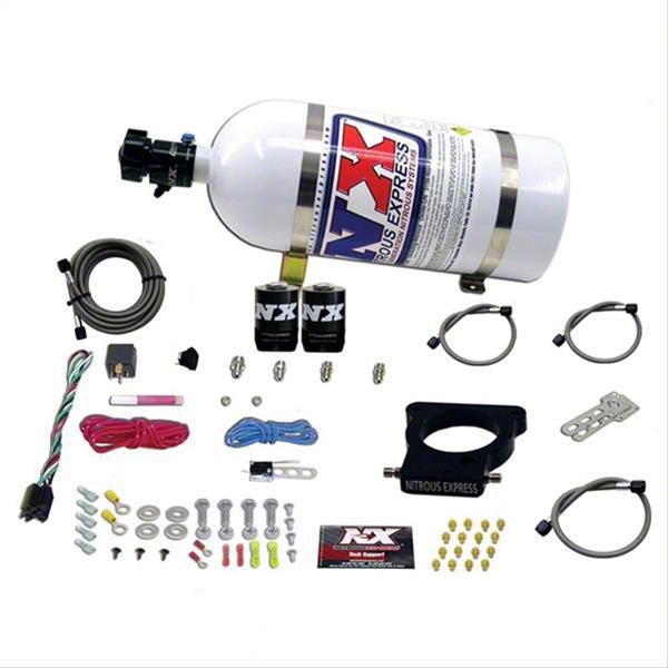 Nitrous Express Corvette LS 3Bolt Nitrous Plate System; 10 lb. Bottle 2093510 (9704 Corvette