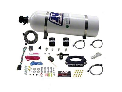 Nitrous Express LT2 Nitrous Plate System; 15 lb. Bottle (20-24 Corvette C8 Stingray)