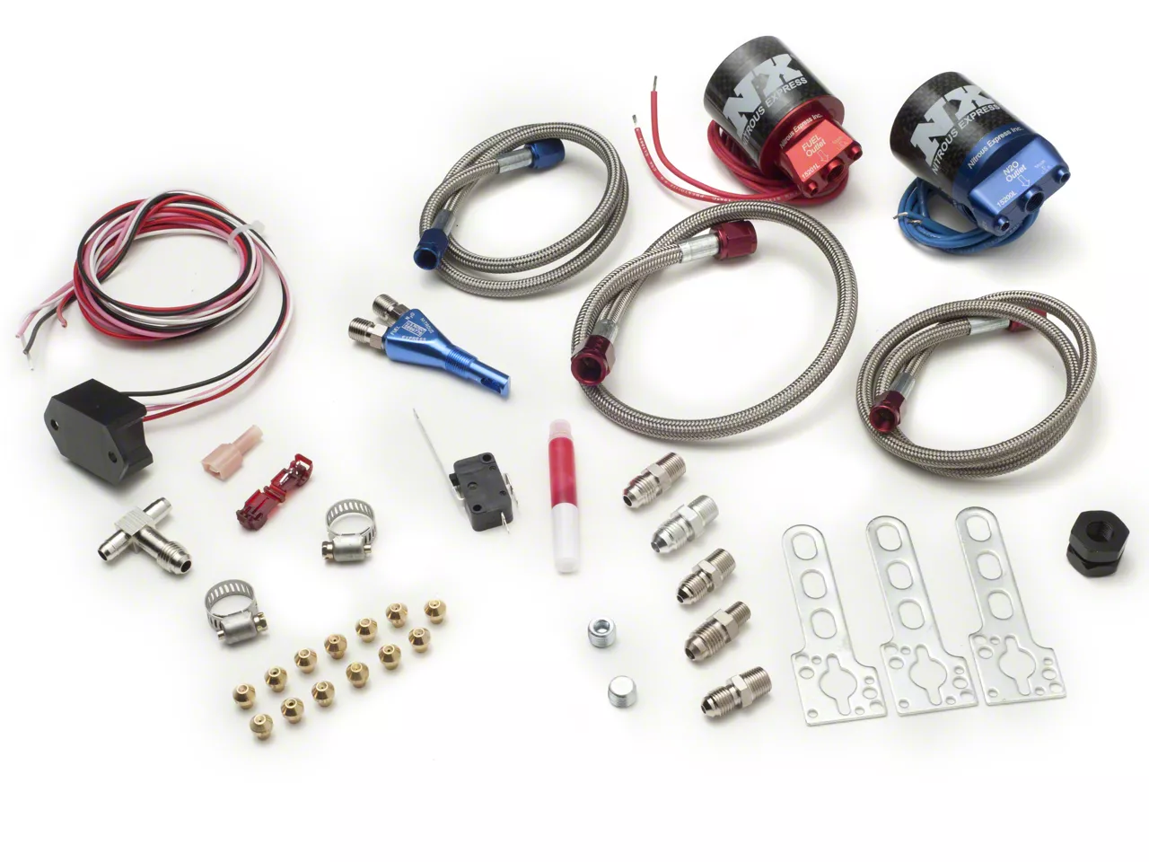 Nitrous Express Mustang Coyote Single Nitrous Nozzle System; 10 lb