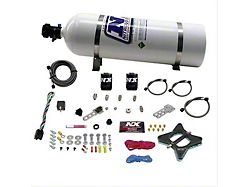 Nitrous Express 2-Valve Nitrous Plate System; 15 lb. Bottle (96-04 Mustang GT)