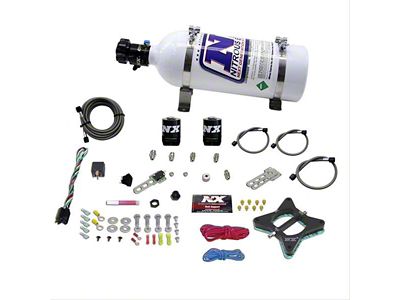 Nitrous Express 2-Valve Nitrous Plate System; 5 lb. Bottle (96-04 Mustang GT)