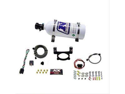 Nitrous Express Coyote Single Nitrous Plate System; 5 lb. Bottle (11-23 Mustang GT)