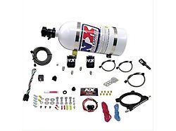 Nitrous Express High Output Nitrous Plate System; 10 lb. Bottle (11-15 Mustang GT)