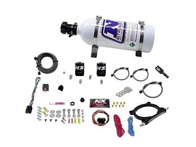 Nitrous Express High Output Nitrous Plate System; 5 lb. Bottle (11-15 Mustang GT)