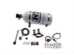 Nitrous Express Nitrous Plate System; 10 lb. Bottle (11-14 Mustang V6)