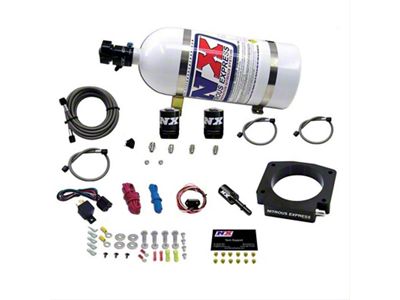 Nitrous Express Nitrous Plate System; 10 lb. Bottle (15-20 Mustang GT350)