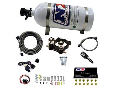 Nitrous Express Nitrous Plate System; 10 lb. Bottle (15-23 Mustang EcoBoost)