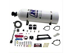 Nitrous Express Nitrous Plate System; 15 lb. Bottle (07-14 Mustang GT500)