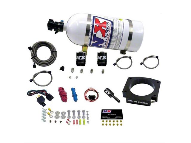 Nitrous Express Nitrous Plate System; 15 lb. Bottle (15-20 Mustang GT350)