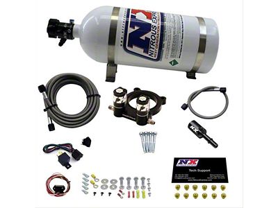 Nitrous Express Nitrous Plate System; 15 lb. Bottle (15-23 Mustang EcoBoost)