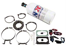 Nitrous Express 4-Valve Nitrous Plate System; 10 lb. Bottle (96-04 Mustang Cobra, Mach 1)