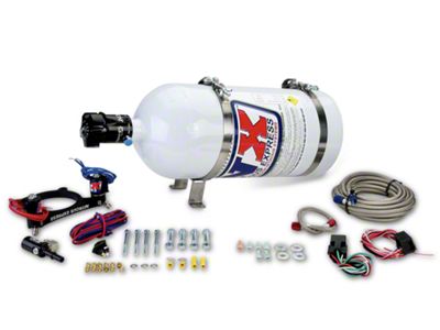 Nitrous Express Coyote Single Nitrous Plate System; 10 lb. Bottle (11-23 Mustang GT)