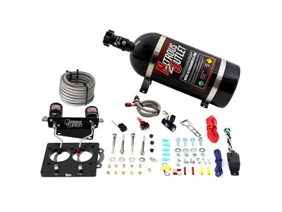 Nitrous Outlet 52mm LT1 Hardline Plate System; 10 lb. Bottle (93-97 5.7L Camaro)