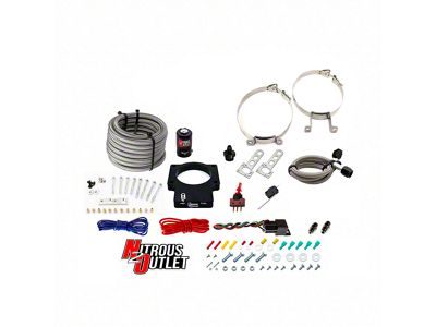 Nitrous Outlet 90mm Dry LSX Plate System; No Bottle (10-15 V8 Camaro)