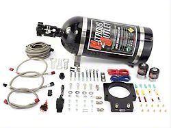 Nitrous Outlet 90mm Wet LSX Plate System; 12 lb. Bottle (10-15 V8 Camaro)