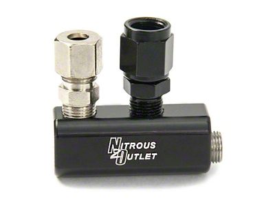 Nitrous Outlet EFI Fuel Rail Distribution Block (93-15 V8 Camaro)