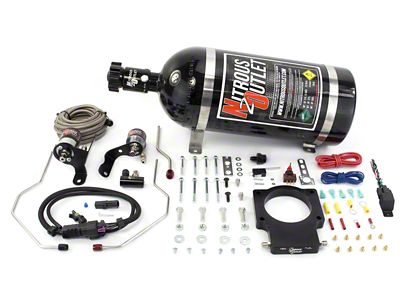 Nitrous Outlet Hardline Plate System; No Bottle (10-15 Camaro SS)