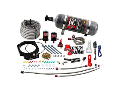 Nitrous Outlet LT4 103mm Throttle Body Plate System; 12 lb. Bottle (17-21 Camaro ZL1)