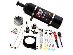 Nitrous Outlet MSD Atomic Airforce Intake Hardline Plate System; 15 lb. Bottle (16-24 Camaro LT1, SS)