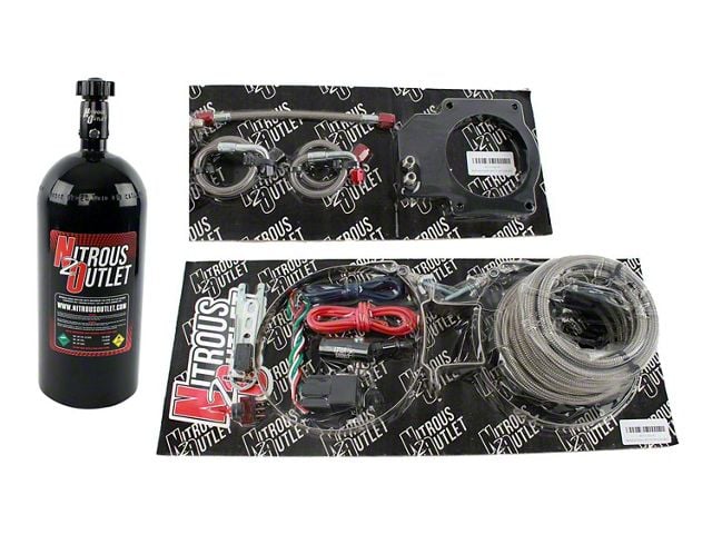 Nitrous Outlet Plate System; 10 lb. Bottle (17-24 Camaro ZL1)