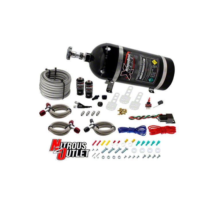 Nitrous Outlet Camaro XSeries EFI Single Nozzle System; 10 lb. Bottle