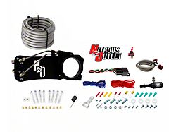 Nitrous Outlet 85mm 5.7L Hemi Intake Hardline Plate System; No Bottle (09-19 5.7L HEMI Challenger)