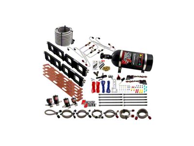 Nitrous Outlet Spacer Plate System; No Bottle (15-23 6.2L HEMI Challenger)