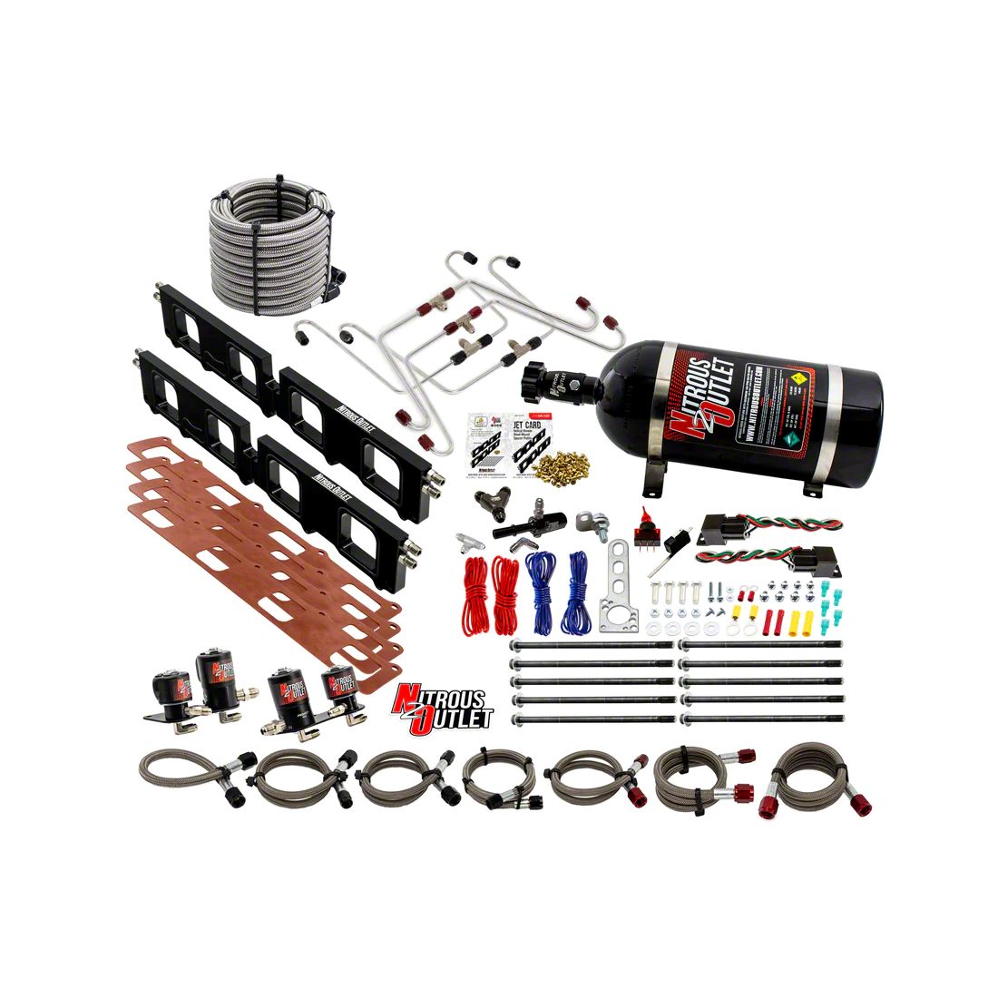 Nitrous Outlet Charger Spacer Plate System; No Bottle 001016900 (15