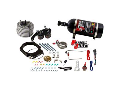 Nitrous Outlet 103mm Hardline Plate System; 10 lb. Bottle (15-19 Corvette C7 Z06)