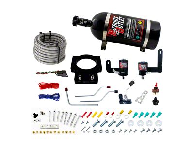 Nitrous Outlet 90mm FAST Intake Plate System; 10 lb. Bottle (05-13 Corvette C6 w/ 90mm FAST Intake Manifold)